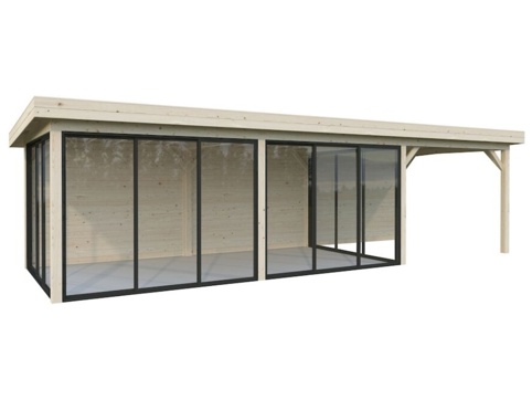 Havehus m/overdækning, Lenna 418, 24,9 m², natur