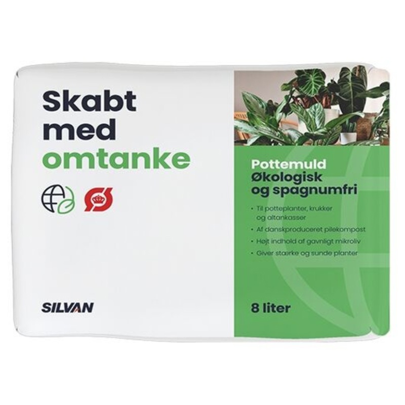Skabt med omtanke, Pottemuld, 8 L
