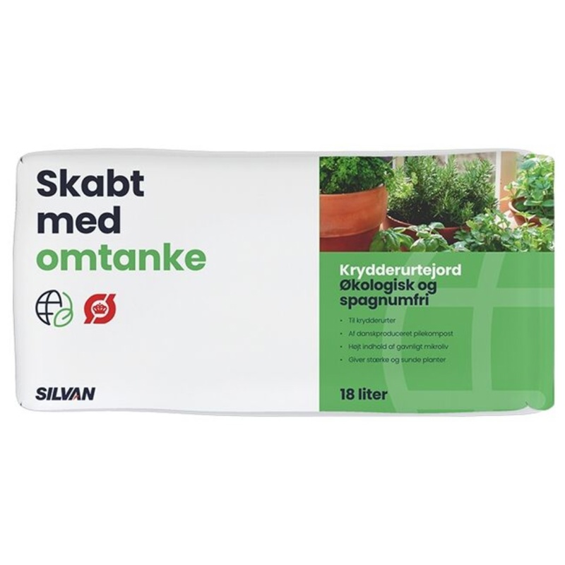 Skabt med omtanke, Krydderurtejord, 18 L
