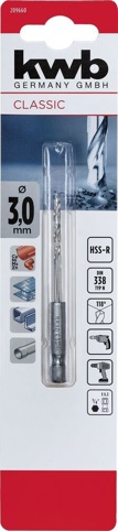 KWB, Metalbor, sort HSS, Ø6 mm