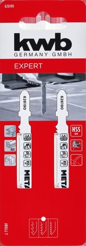 KWB, Stiksavklinger t/metal, HSS-bimetal medium, 2 stk.