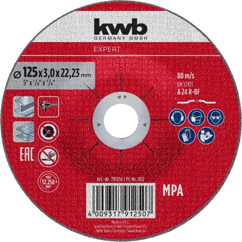 KWB, Skæreskive, Ø125 mm