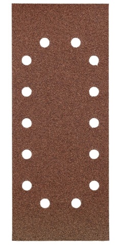 KWB, Slibepapir til rystepudser, 115x280 mm, 10 stk.