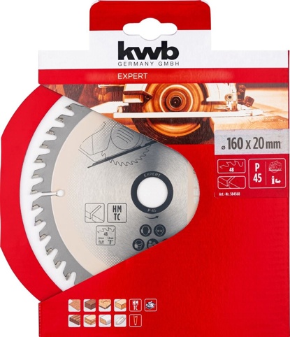 KWB, Rundsavklinge, T48, Ø160 mm, 2,8 mm