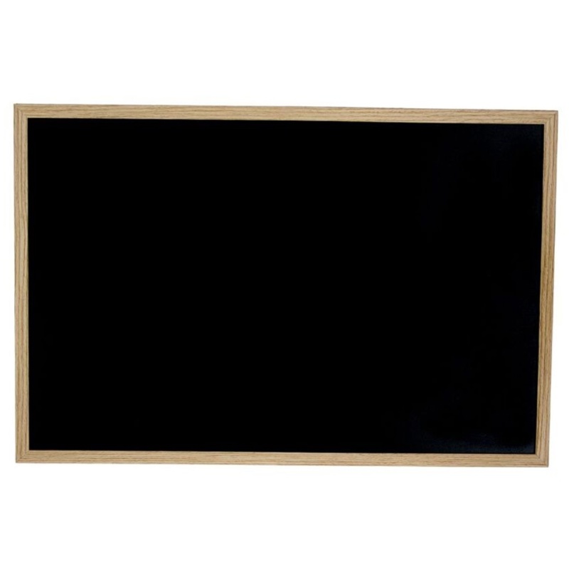 Skabt med omtanke, Kridttavle m. træramme, 60x80 cm