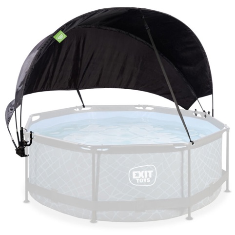 Exit Toys, Pooltag, Ø244 cm, sort