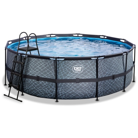 Exit Toys Stone, Pool, Ø427 cm, 14.758 L