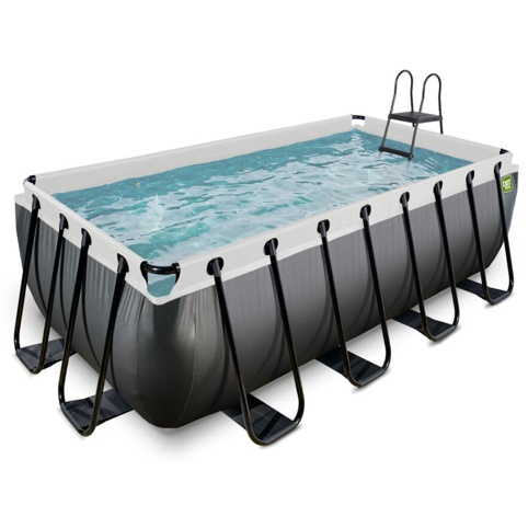 Exit Toys Black Leather, Pool, 460x253 cm, 8.870 L