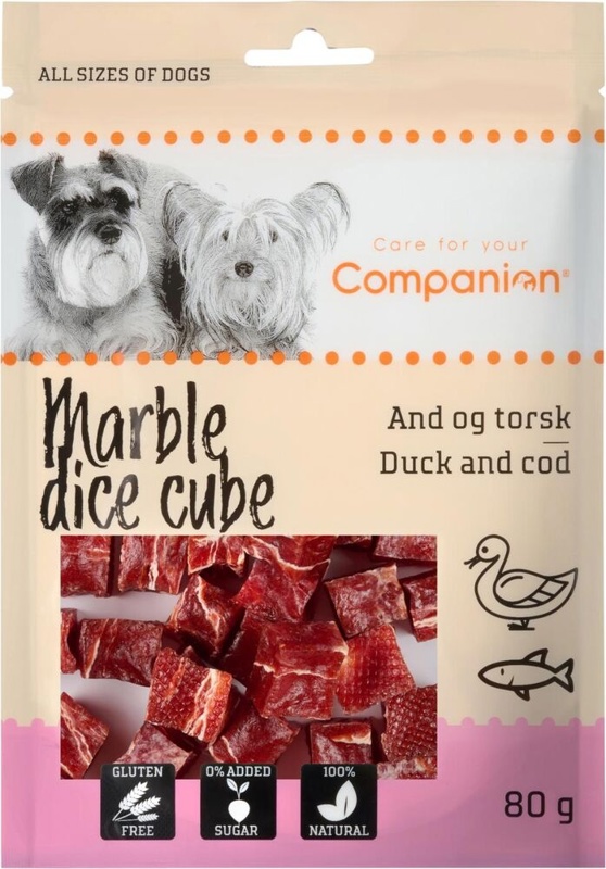 Godbidder m/ and og torsk, Marble Dice Cube