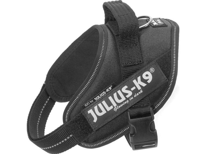 Julius-K9, Hundesele, 49-67 cm, sort