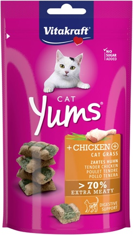 Snacks m/kattegræs, Cat yums