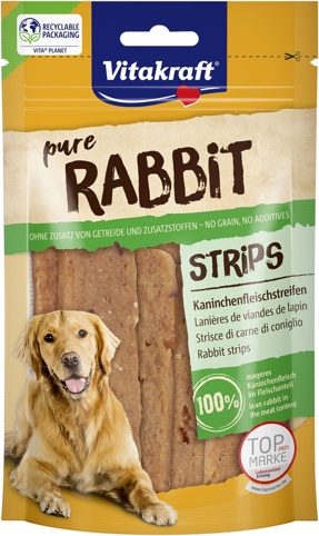 Snack-strimler m/kanin, Strips