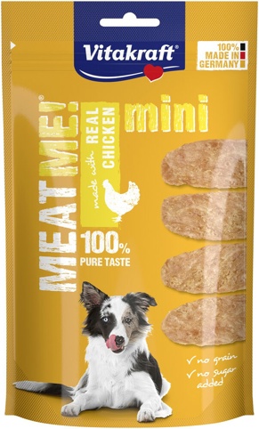 Snack-strimler m/kylling, Meat Me! Mini