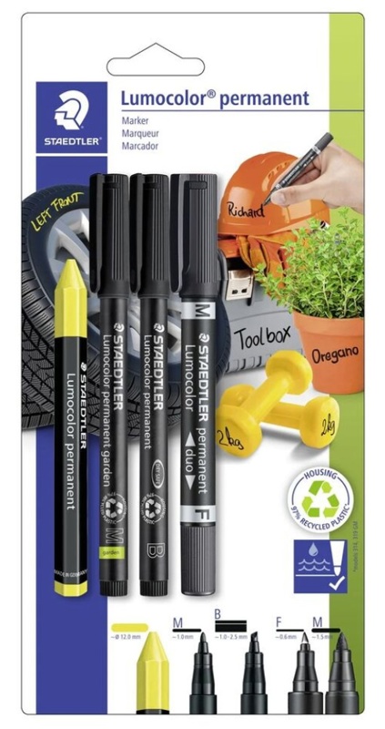 Staedtler, Markere, mix-sæt, 4 stk.