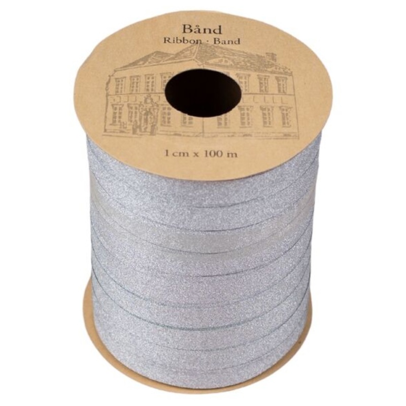 Gavebånd m/glitter, 100 m