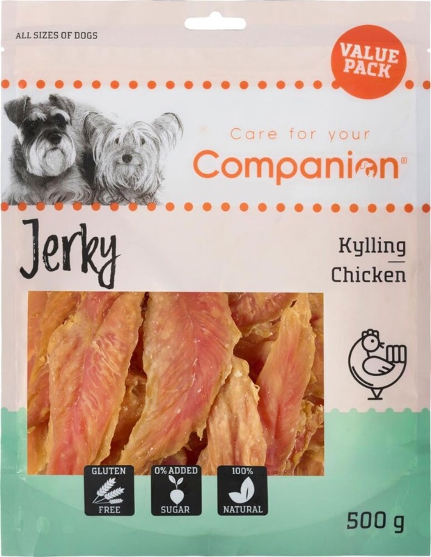 Snackpinde m/kylling, Jerky