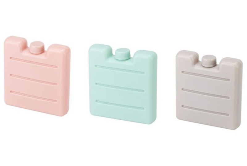 Køleelementer, 3 stk., assorteret