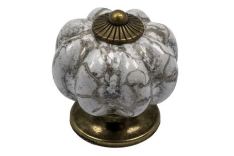 Jasa, Møbelknop, Paris, marmor, Ø45 mm