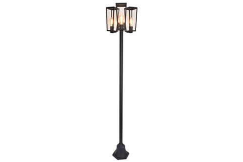 Standerlampe, Pine, 198,6 cm, mat sort
