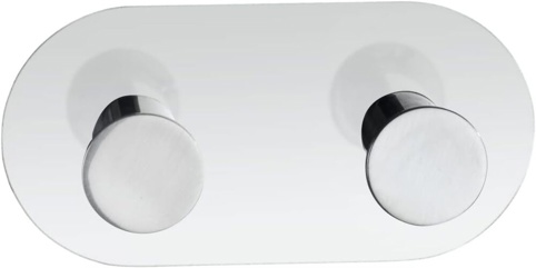 Wenko, Knagerække m. 2 knager, Cona Duo