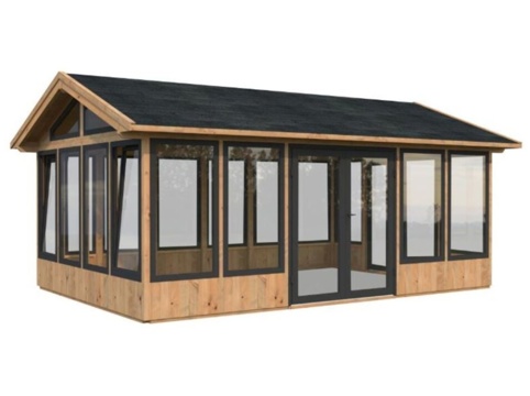 Havehus, Isabella, 22,2 m², brun