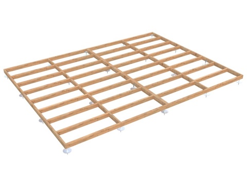 Fundamentsramme, 27 m²