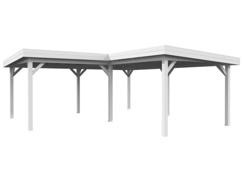 Pavillon, Lenna, 24,9 m², hvid