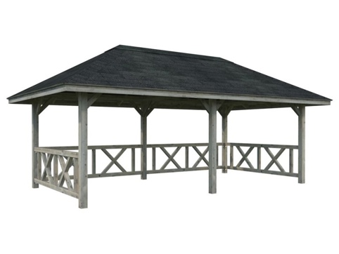 Pavillon, Bianca 107, 16,6 m², grå