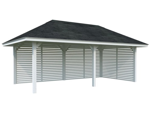Pavillon, Bianca 109, 16,6 m², hvid
