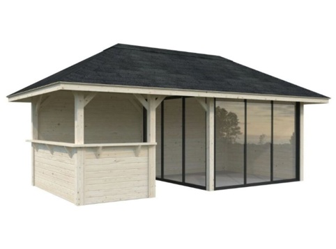 Anneks m/overdækning, Bianca 507, 16,6 m², natur