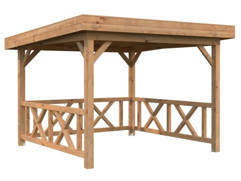 Pavillon, Lenna 301, 8,3 m², brun
