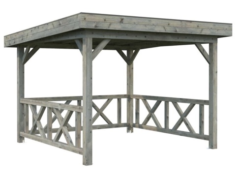Pavillon, Lenna 301, 8,3 m², grå