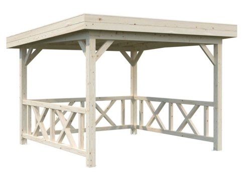 Pavillon, Lenna 301, 8,3 m², hvid