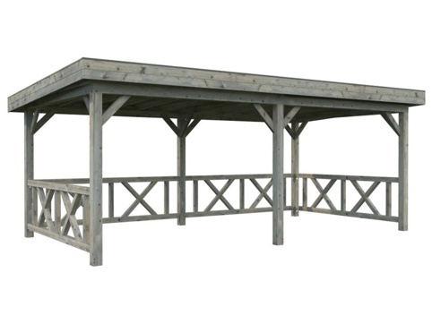Pavillon, Lenna 307, 16,6 m², grå