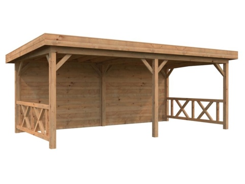 Pavillon, Lenna 308, 16,6 m², brun