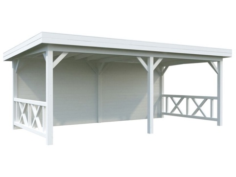 Pavillon, Lenna 308, 16,6 m², hvid