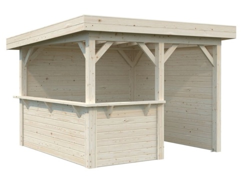 Pavillon, Lenna 303, 8,3 m², hvid