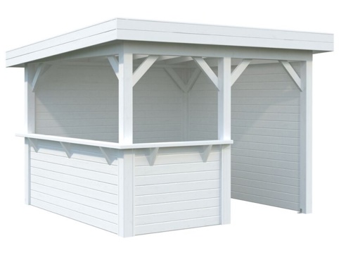 Pavillon, Lenna 303, 8,3 m², hvid