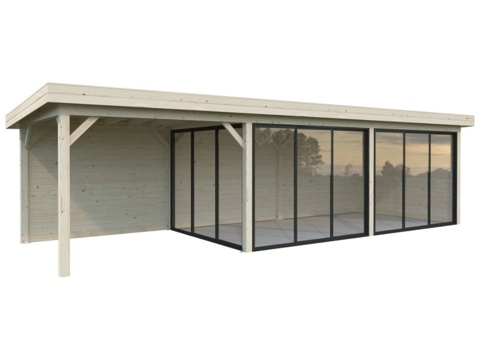 Havehus m/overdækning, Lenna 717, 24,9 m², natur