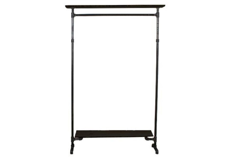 Simple Racks Copenhagen, Tøjstativ m/2 hylder, 180x70 cm