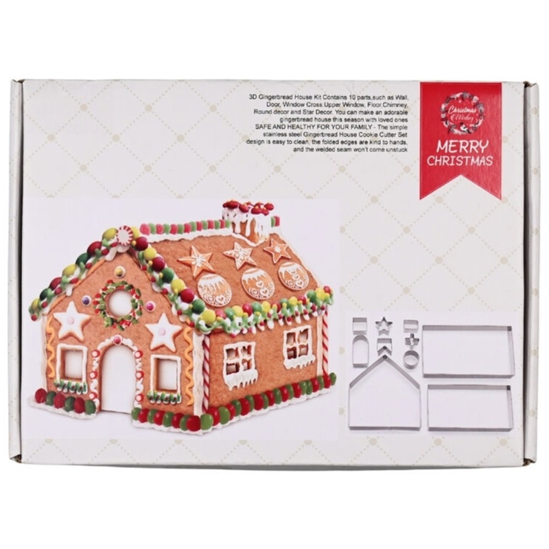 Udstikker sæt, peberkagehus