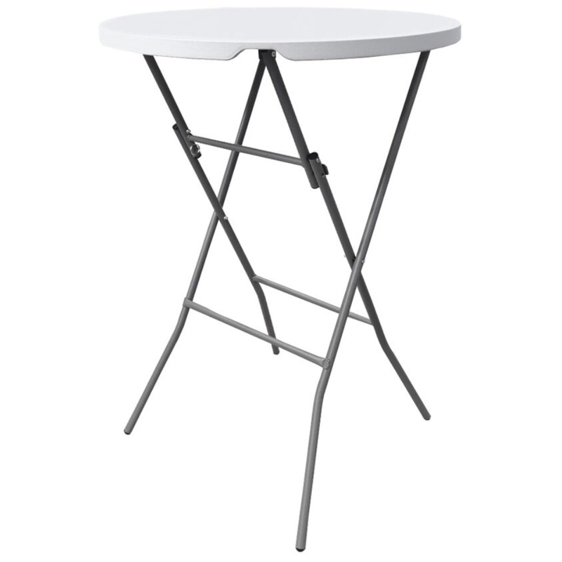 Foldbar cafébord, hvid