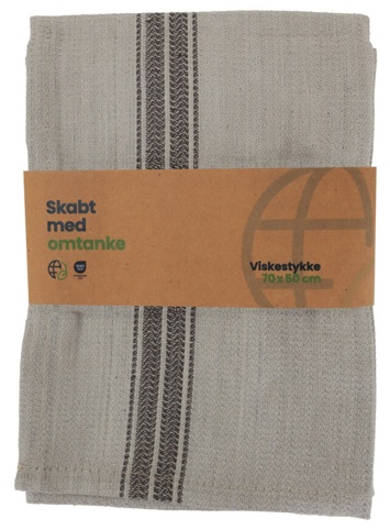 Skabt med omtanke, Viskestykke, brun