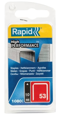 Rapid, Hæfteklammer, type 53, 10 mm, 1.080 stk.