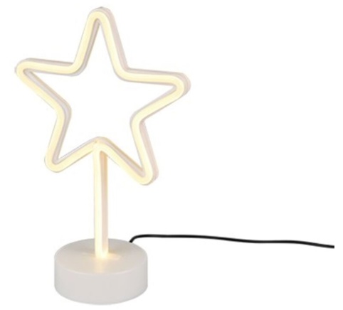Trio Star, Bordlampe, hvid