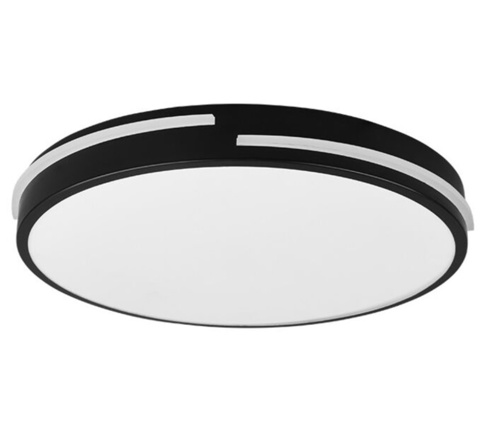 Trio Tacoma, Plafond, sort, Ø40 cm