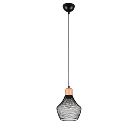 Trio Valeria, Pendel, sort/natur, Ø18 cm