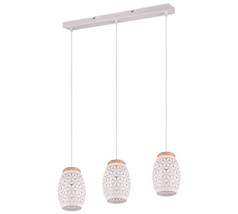 Trio Bidar, Pendel, hvid, 71 cm