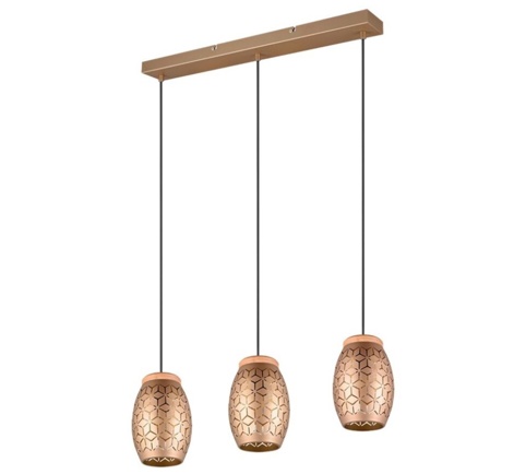 Trio Bidar, Pendel, brun, 71 cm