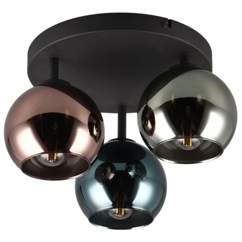Trio Sheldon, Loftslampe, sort